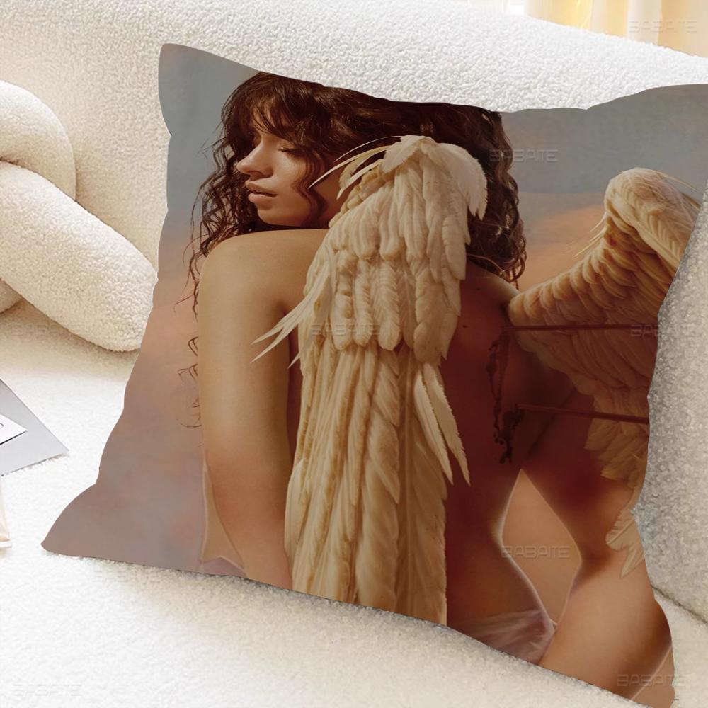 Singer C-camila C-cabello Cushion Cover Pillowcase Upholstery Sofa Throw Pillow Home Decor Pillowcas