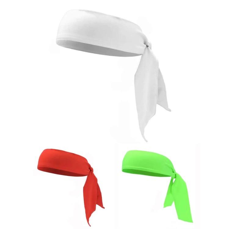 Elastic Sports Ribbon Pirate Sweatband for Tennis Unisex Men Women Teens Headband Gym Fitness Yoga Hair Bands Athletic Headwear