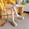 Thick-soled Bag Head Half Slippers Women's Inner Height-increasing Single Shoes Autumn New Internet Celebrity Big Head One Pedal Lazy Shoes Casual Sho