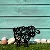 Enhance Your Garden with Metal Sheep Yard Art Silhouette. Adds a Touch of Whimsy and Charm To Home and Wall Decoration