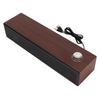 Computer Speakers Multifunctional Stylish Vintage USB Power Supply HiFi Stereo Computer Soundbar for Desktop Laptop PC
