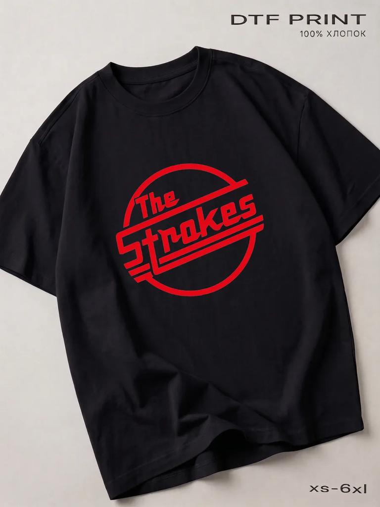 Black T-shirt The Strokes, Rock Back in