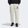 Adidas Letter Logo Print Jogger Pants Men Bottoms White IB2718