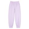 Karl Lagerfeld Outdoor Travel Solid Color Loose Fit Tapered Knit Joggers Unisex Bottoms Purple 1K3C50405936
