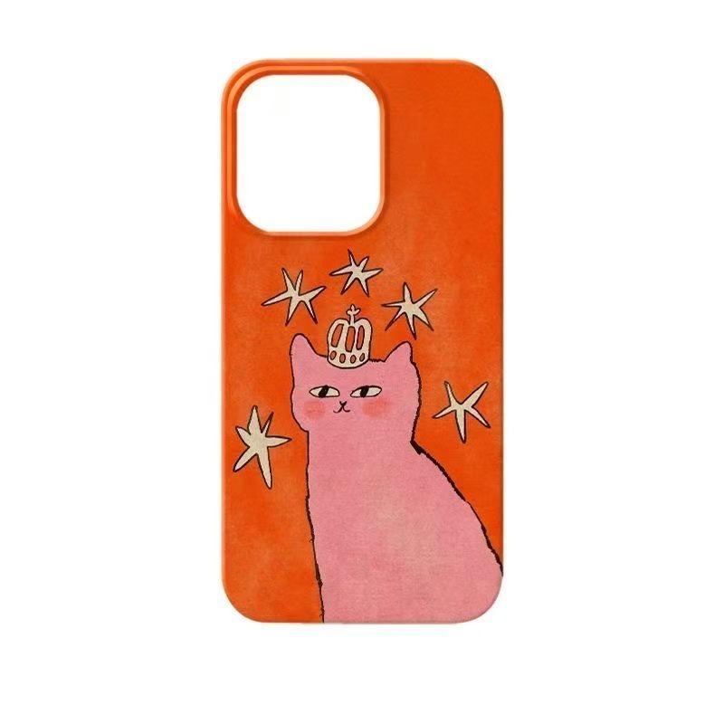 lovely cartoon cat phone case for iphone 17 pro max 16 plus 15 14 13 11 silicone back cover for iphone 12 pro xr xs x 8 P 7 SE3