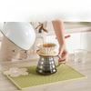 Silicone Water-draining and Heat-insulating Pad, Kitchen and Dining Table Anti-slip Cup and Bowl Pad, Wine Glass Water-filtering Pad