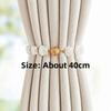 2Pcs Rose Flower Shape Curtain Tieback Shell Shape Magnetic Buckle Window Curtain Buckles Gold Silver Curtain Rope Holders