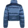 Calvin Klein Bestickte Kurzjacke mit Stehkragen und Reißverschluss, Langarm, Damenjacke, Blau J20J224124-CDO