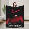 Lady Gaga The Mayhem Ball Tour 2025 Deky Více velikostí Měkké nadýchané plyšové přehozy na pohovku gauč a postel