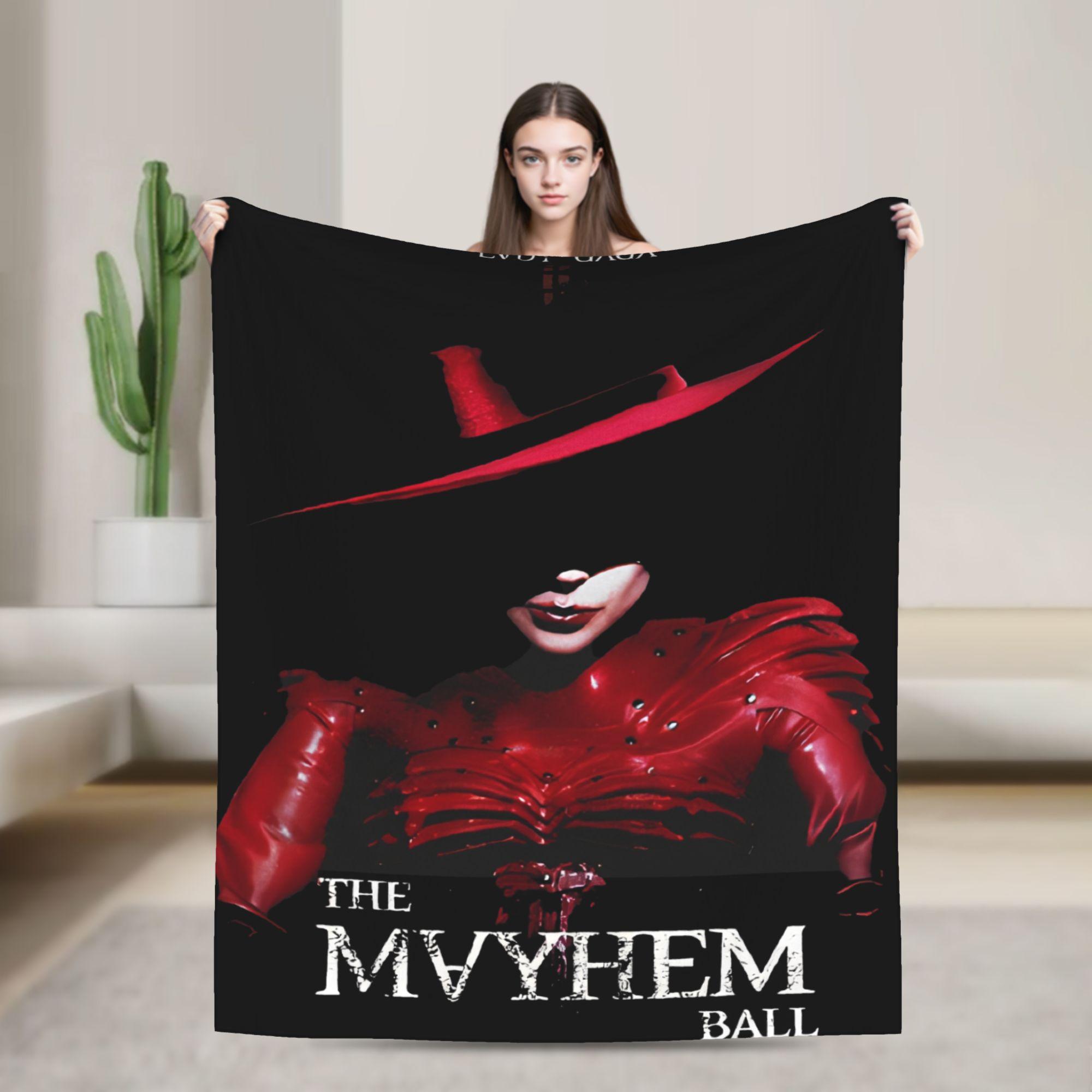 

Леди Гага The Mayhem Ball Tour 2025 Одеяло Разных размеров Мягкое Пушистое Плюшевое Плед для Дивана и Кровати 150x200cm