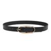 Minimalist Pu Leather Belt For Women With Alloy Buckle For Casual And Office Wear