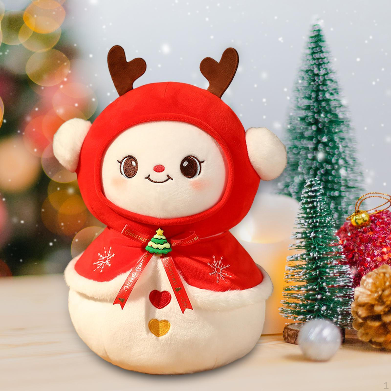 

Рождественская кукла, подарочная плюшевая игрушка, удобная традиционная, милая, плюшевая игрушка, украшение style J