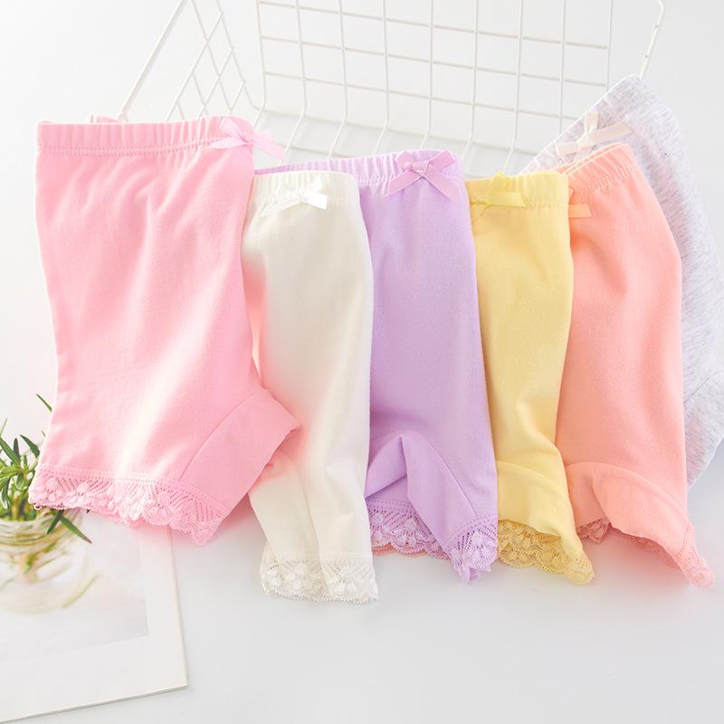 Free Shipping Cotton Safety Shorts for Girls - Anti-Exposure Summer Leggings for Kids