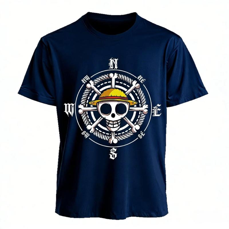 One Piece Anime T Shirt Men Women Cotton Short Sleeve Summer 2026 Casual Streetwear Graphic Tee Crewneck Manga Print Tops Y2k