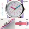 CREPHA Analog (Klepha) Kids' Watch, Waterproof, Fabric/Nylon Strap, Pink, NB-AK218-A