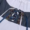 Women's Short Sleeve Tie-Back Costume Dress for Themed Parties