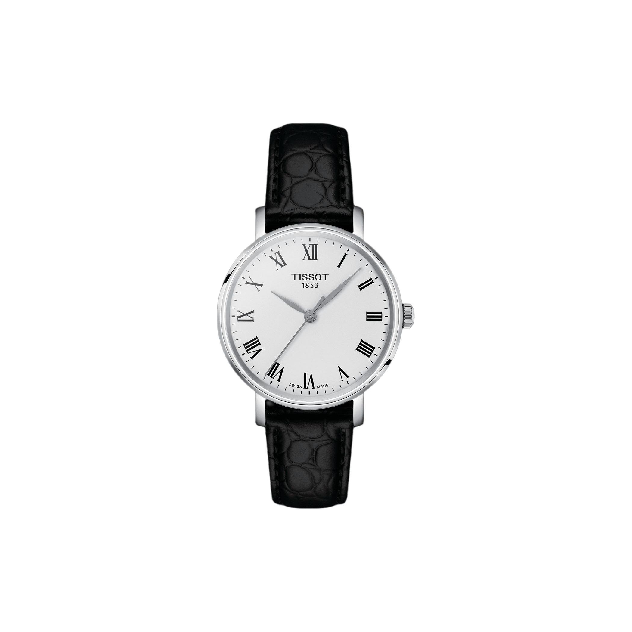 

Tissot Lovely Series Quartz Movement 50 Meters Water Resistant Watch 34 Mm White Dial Stainless Steel Case Leather Strap T143.210.16.033.00 Regular Watch Box,White Dial