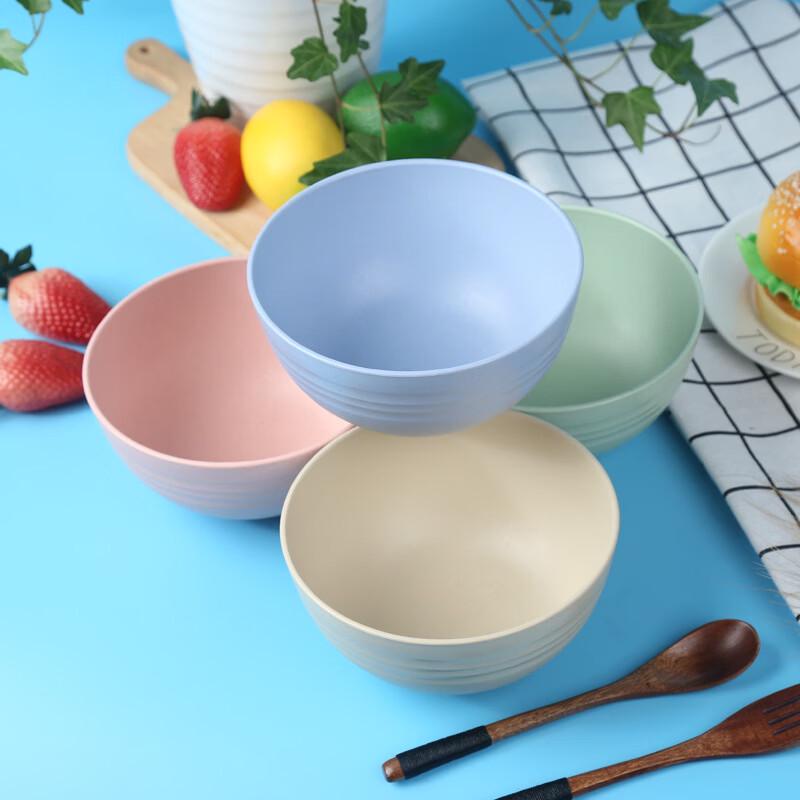 ZISIZ Wheat Straw Creative Dining Bowl