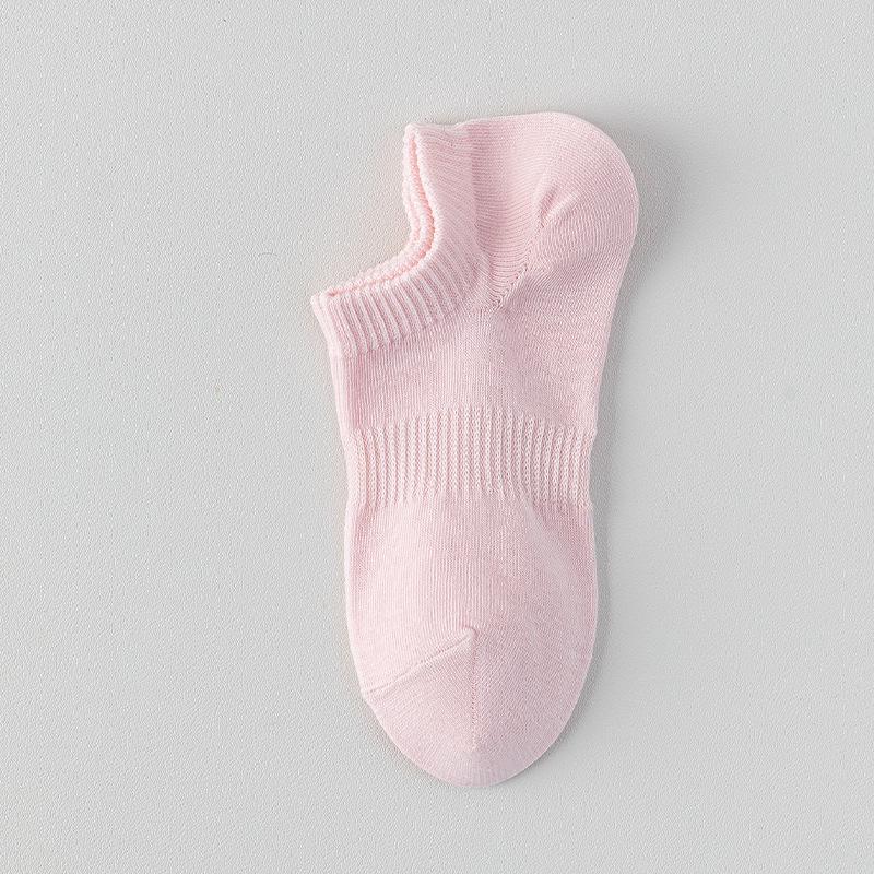 Women's Non-Slip Cotton Low-Cut Invisible Socks - Spring/Summer Thin, Anti-Pilling Short Socks