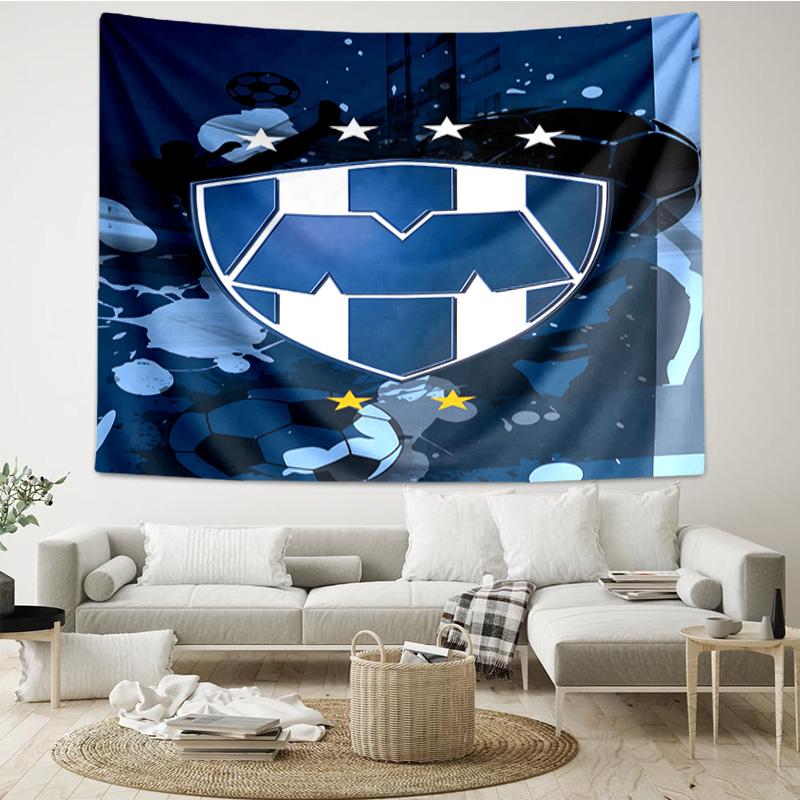 Football Club Emblem Tapestry Hanging for Bedroom,Livingroom, Playroom,Decor Art Room Wall Tapestry Holiday and Birthday Gifts