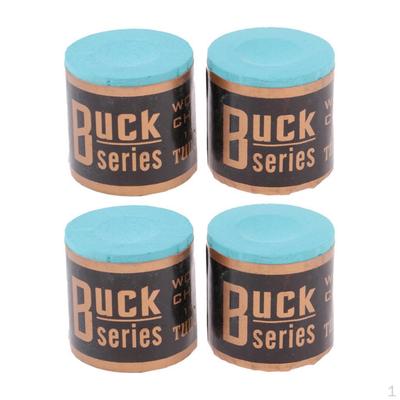 4pcs Pool Snooker Billiard Table Chalk Supplies Club Accessories