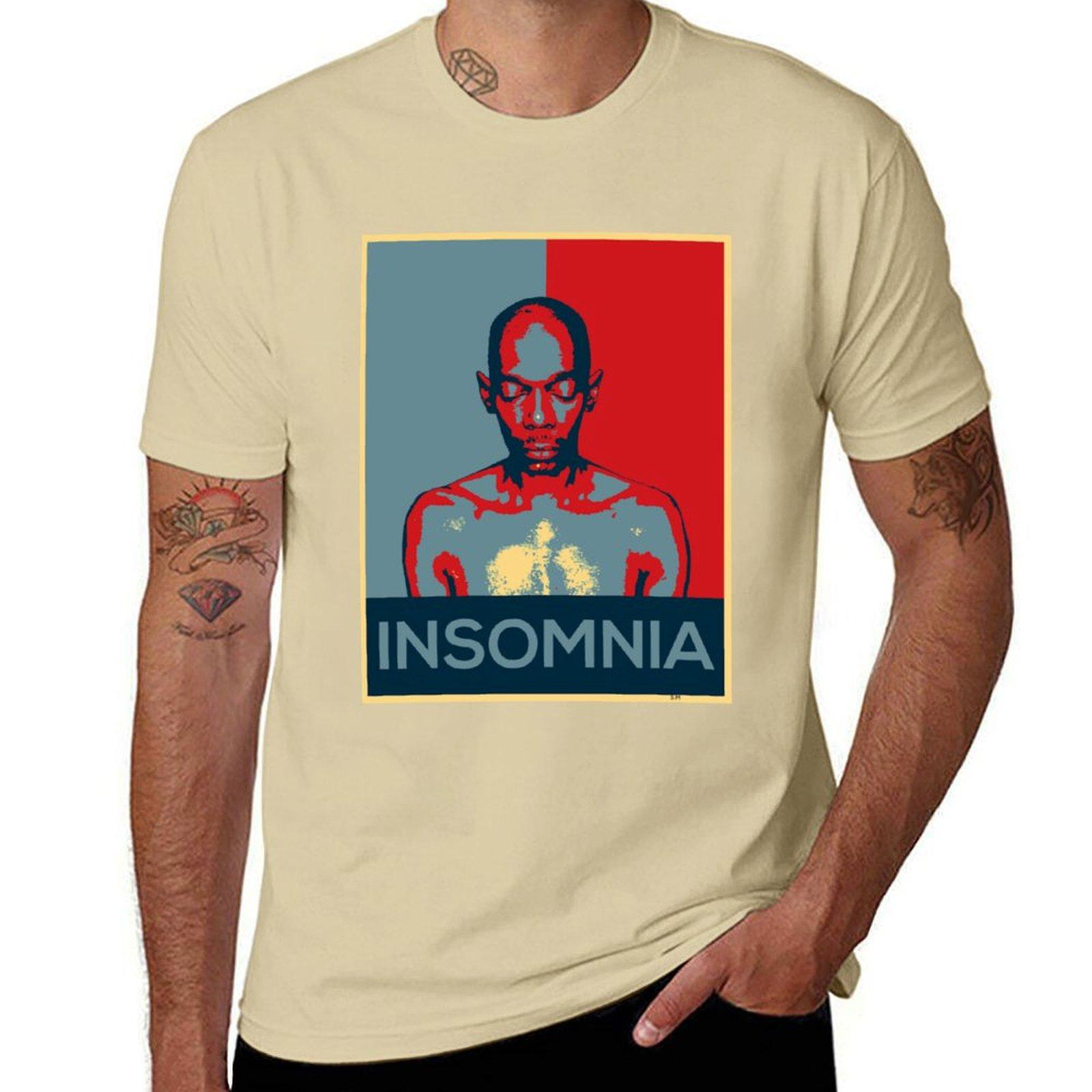 Insomnia Faithless Футболки заготовки винтажная хиппи одежда быстросохнущая дизайнерская футболка мужская 4XL