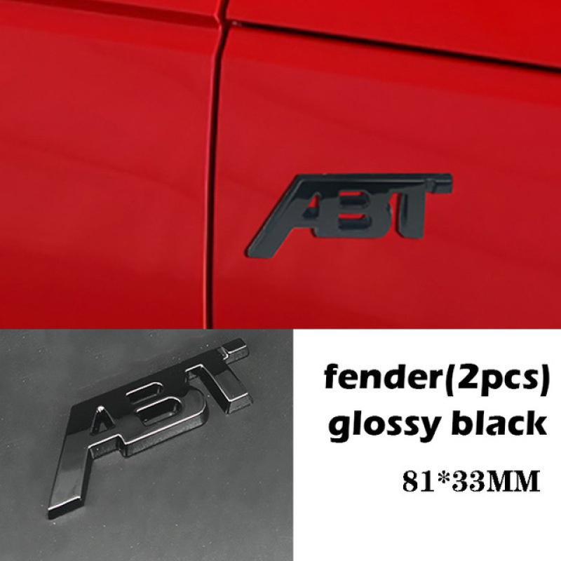 Letters Emblem for ABT 4MOTION Car Front Grille Mesh Badge Trunk Fender Side Logo Sticker