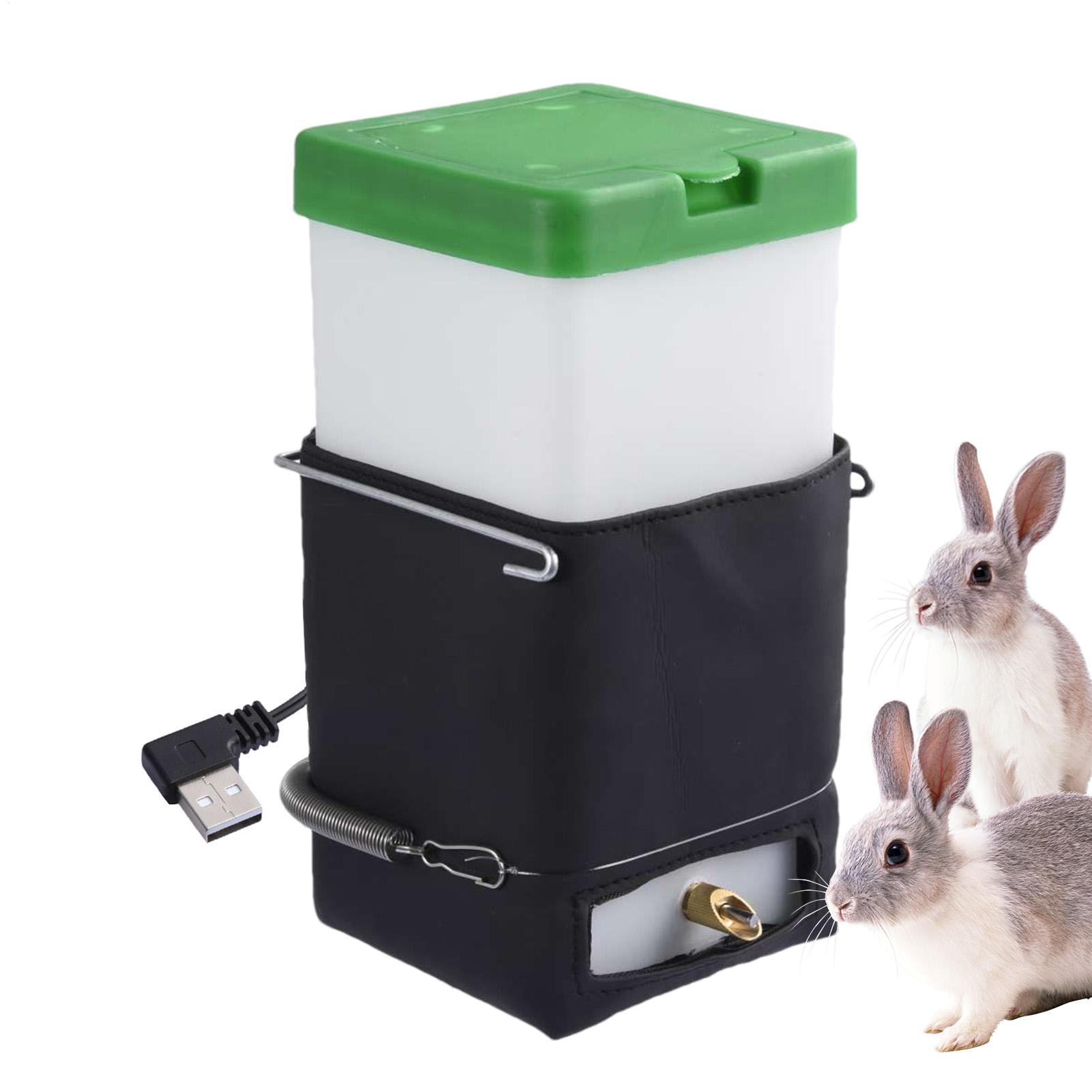 

Small Animal Water Bottles 32 Oz Non-drip Thermostatic Kettle Automatic Induction Heating Water Bottle 1 L Hamster Water Bottle CN