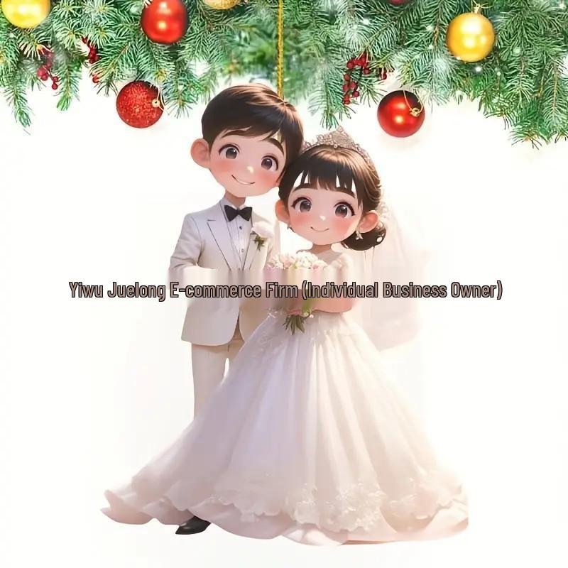 

Акриловое Плоское Сердце Подвеска для Автомобиля - Украшение на День Святого Валентина Standard