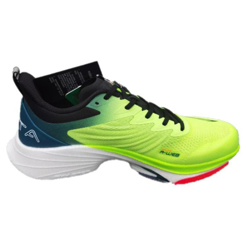Anta MACH 3.0 Anti-Slip Wear-Resistant Low-Top Running Shoes Men's Green Black Sneakers 112335583S-2