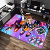 Kpop Dämonenjäger Druck Teppich, Multifunktionaler Bürostuhl Sofa Teppich, Leicht zu reinigender Teppich für Zuhause und Wohnbereiche
