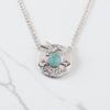 Natural Amazonite Gemstone 925 Sterling Silver  Jewelry Handmade Pendant 0.92" CP-34-26