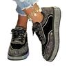 New Versatile Plus-size Women's Casual Shoes with Rhinestones