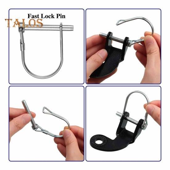Bicycle Trailer Hitch 135 Degrees Bike Coupler Attachment Adapter Heavy Duty Bicycle Trailer Replacement Connector Hook Bike Accessories