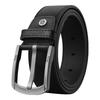 Qipilong Men's Leather Pin Buckle Belt