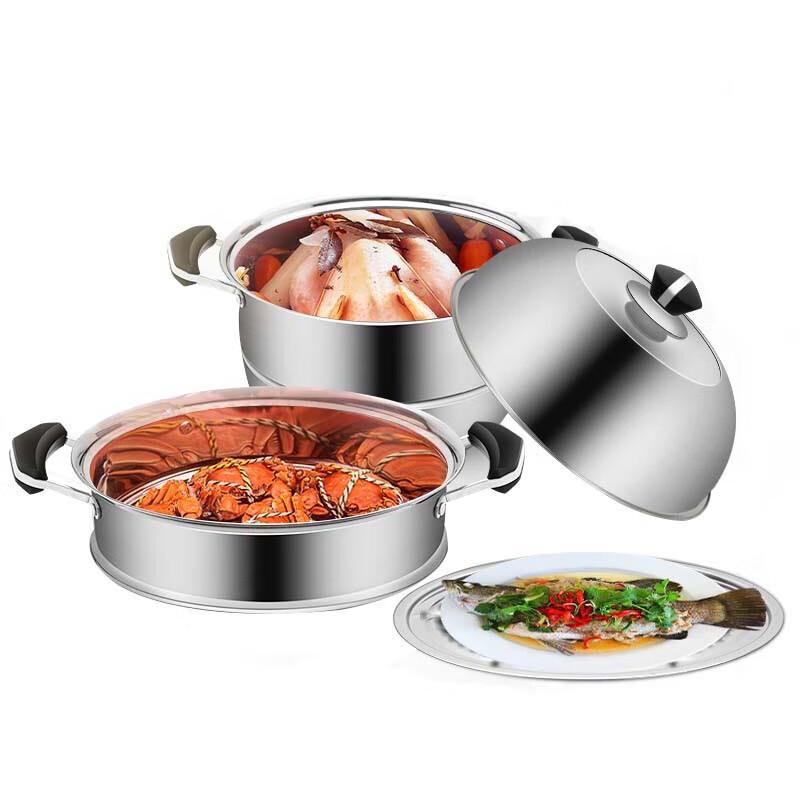 COOKER KING 3-Layer Stainless Steel Steamer