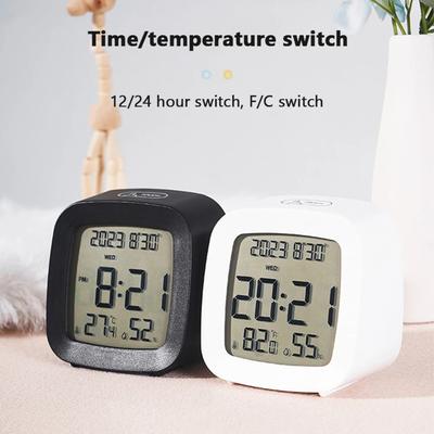 Lcd Display Multifunction Clock Battery Operated Table Clock New Convenient Small Alarm Clock