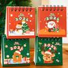 2026 Mini Cartoon Desk Calendar Cute Christmas Calendar Portable Pocket Calendar Schedule Desktop Decoration Christmas Gifts
