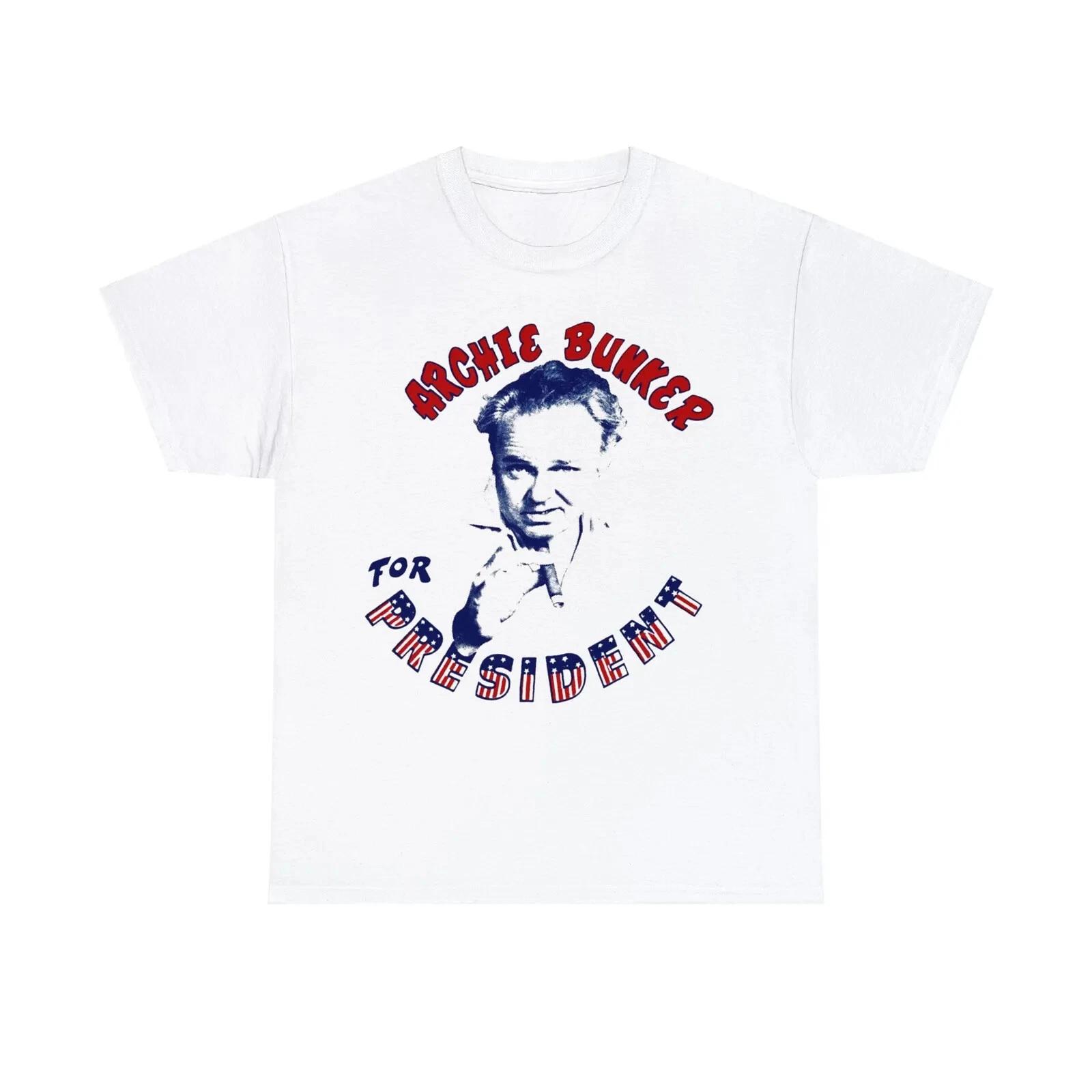 Archie Bunker For President Shirt ,70s All In The Family TV Show T-sh... L