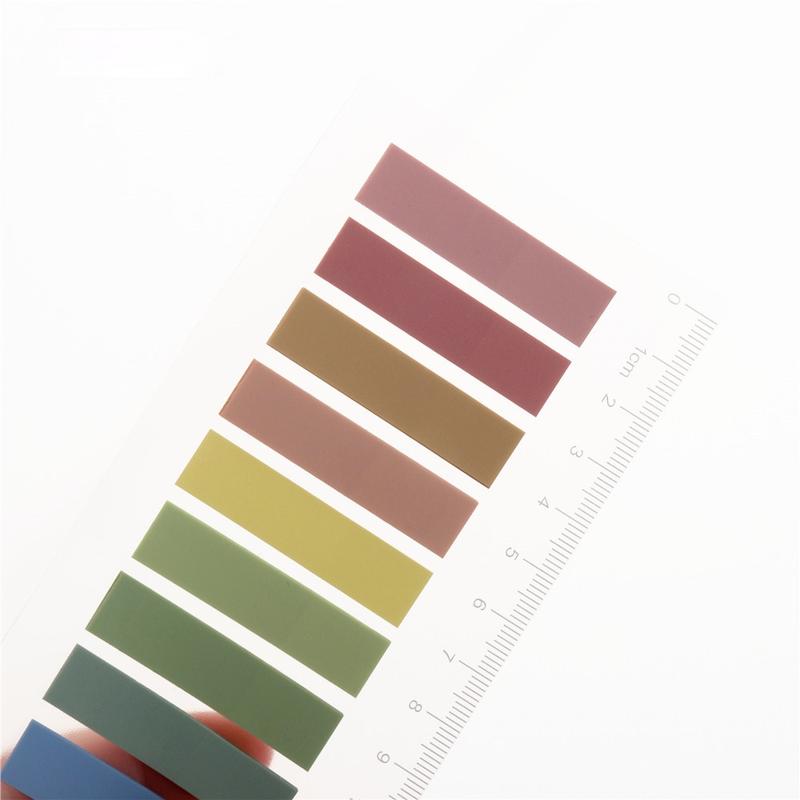 200 Sheets/Pcs PET Flags Tabs Page Markers Paper Index Bookmark Sticky Notes Office Supplies Stationery