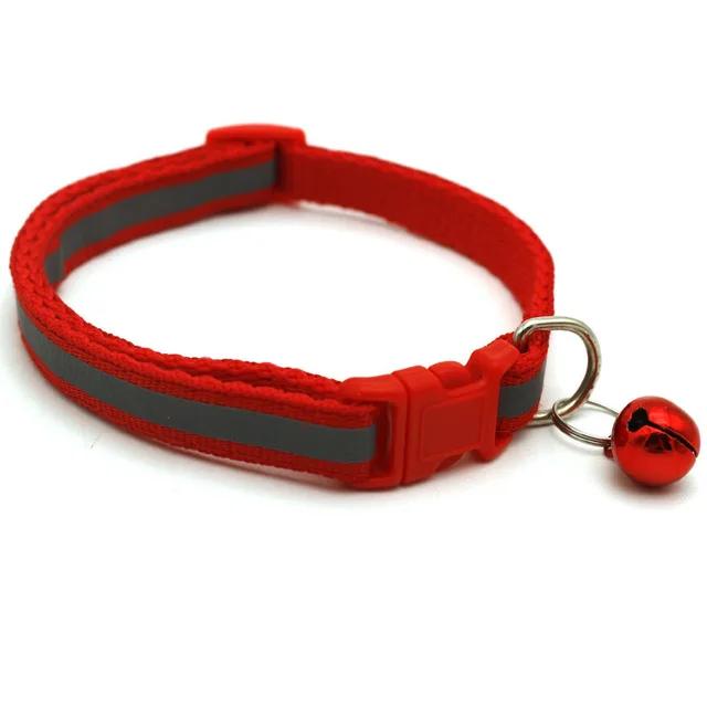 

1pc Reflective Collar Pet Bell Collar Adjustable Size Suitable For Cats And Dogs Small Pet Supplies Basic Collars Pet Decoration
