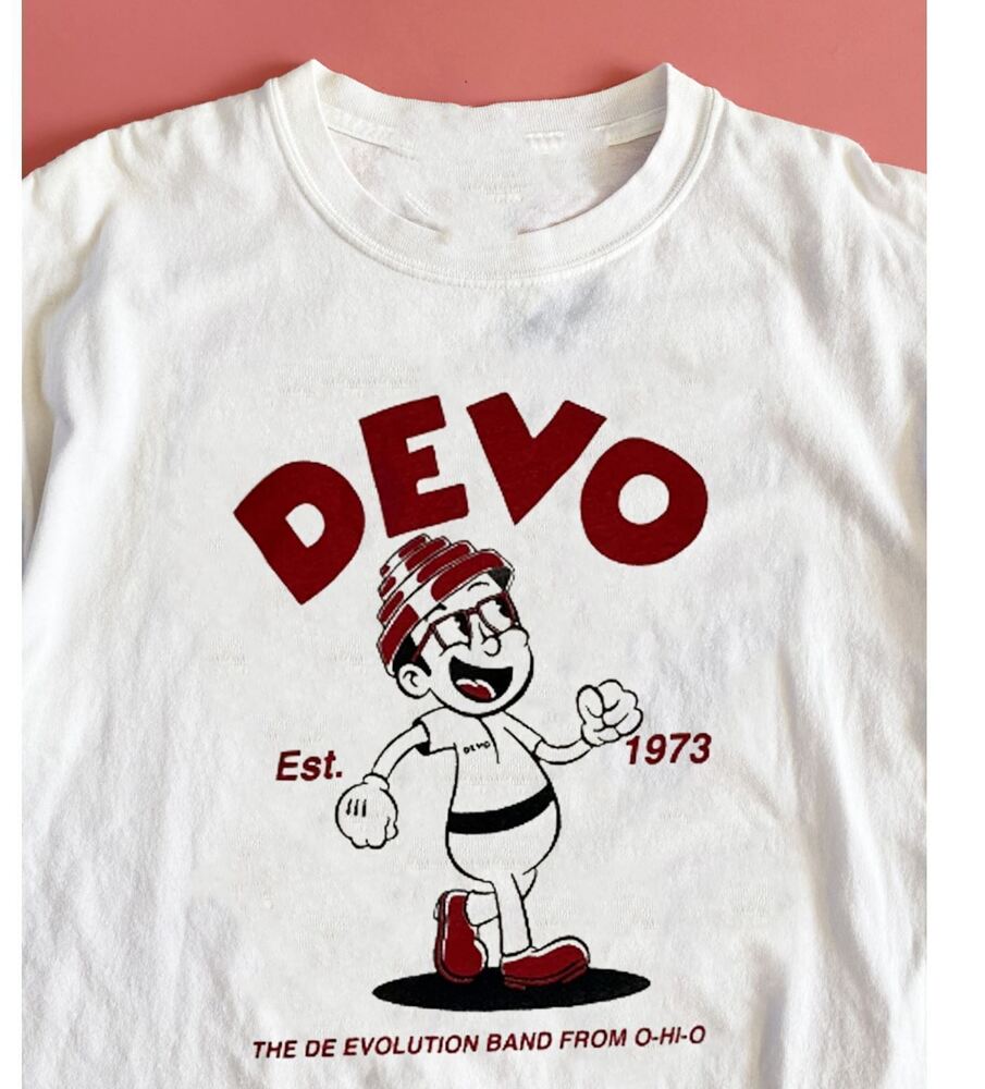 Rare Devo Band Reprint Cotton Short Sleeve White All Size Unisex T-Shirt S-5XL Unisex T-Shirt M