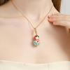 Entzückender Russischer Anhänger Schlüsselanhänger Matroschka Puppen Halskette Pullover Kette Modeschmuck Geschenk Für Frauen