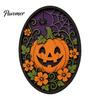 Festive Halloween Wall Accents Oval Sign, Layered Wooden Decor Cute Ghost Bat Spooky Home Decorations Pumpkin Witch Designs, Art Decoration