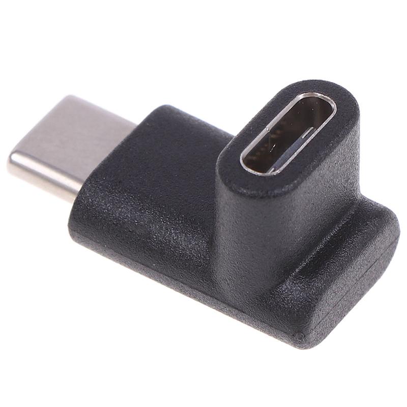 Rechtwinklig 90 Grad USB 3.1 Typ C Stecker auf Buchse USB-C Konverter Adapter