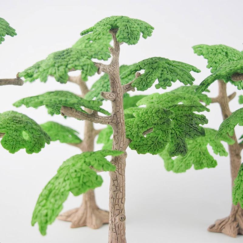 Simulation Trees Miniature Model Trees Green Scenery Landscape Model Trees for Dioramas, DIY Crafts, Dollhouse Decor