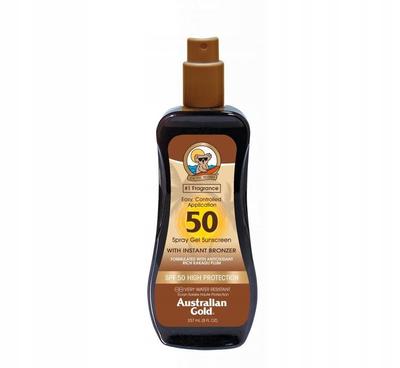 Spray Gel with SPF50 Bronzer