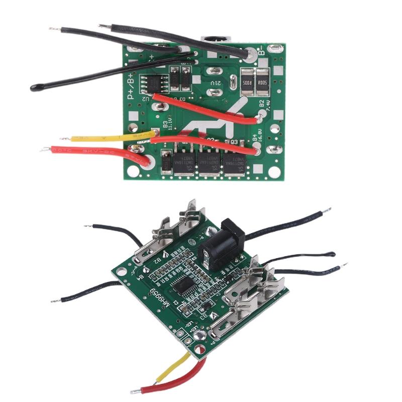 Kompakt akkumulátortöltés védőtáblához 5S 18/21V 20A Li-ion lítium akkumulátorcsomaghoz védőáramköri laphoz BMS