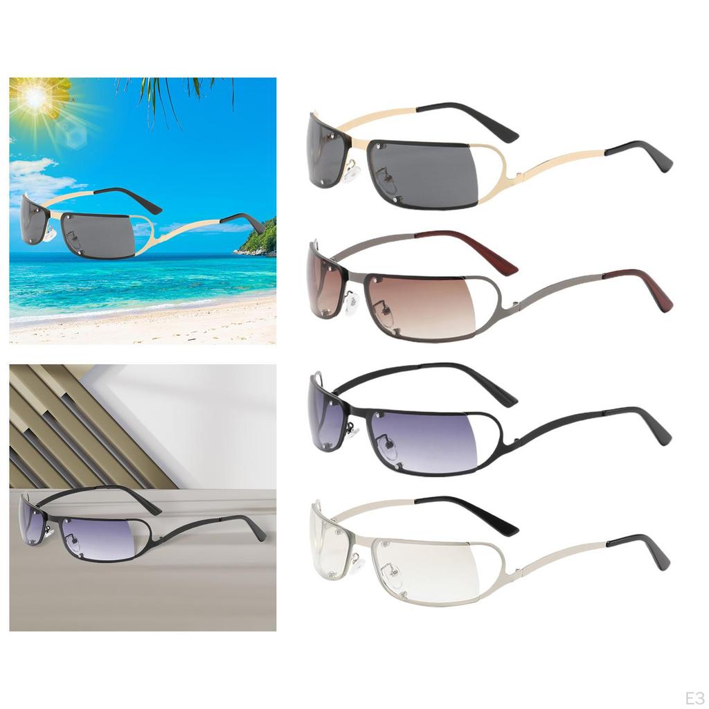 Fashion Women Sunglasses Ultralight Frame Sun Protection Futuristic Shades Eyewear
