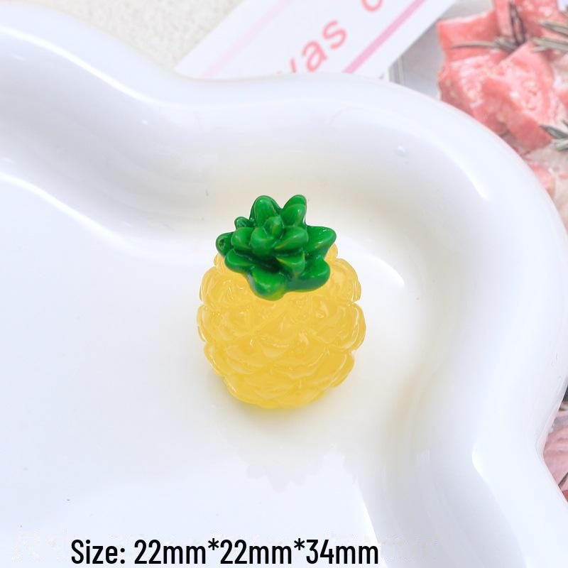 

3D светящиеся фрукты смола DIY ювелирные аксессуары